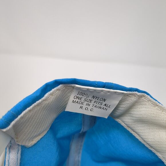 Reno Snapback Hat Blue One Size Adjustable Embroidered 6 Panel Nylon - Picture 9 of 9